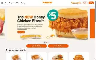 Popeyes Louisiana Kitchen of Elmendorf Afb website