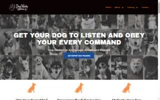 Alaska Dog Works of Ester website