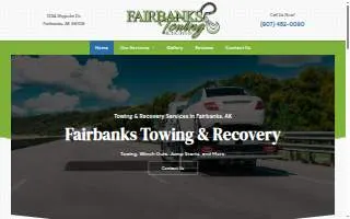 Fairbanks Towing & Recovery website