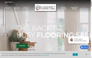 Florcraft Carpet One Floor & Home website