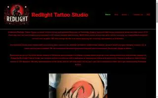 The RedLight Tattoo Studio of Ester website