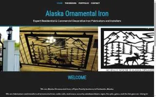 Alaska Ornamental Iron website