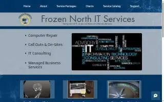 Frozen North IT Services of Fairbanks website