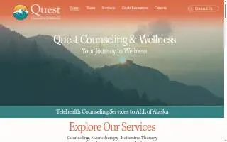 Quest Counseling & Wellness of Fairbanks website
