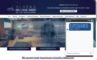 Alaska Oral & Facial Surgery of Chignik Lagoon website