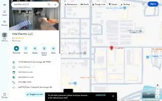 Intel Electric LLC of Fort Richardson website
