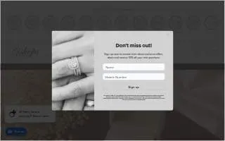 Bishops Jewelry Gallery website