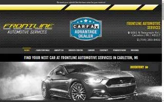 FrontLine Automotive of Fort Wainwright website