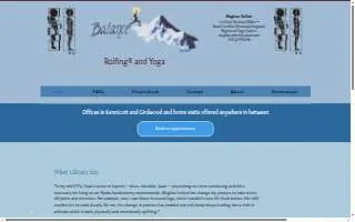 Balance Rolfing and Yoga website