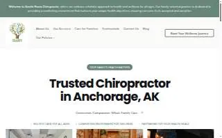 Gentle Roots Chiropractic website
