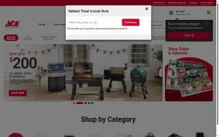ace hardware of Haines website