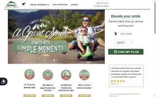 Denali Dental Care & Facial Aesthetics of Healy website