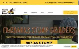Fairbanks Stump Grinders website