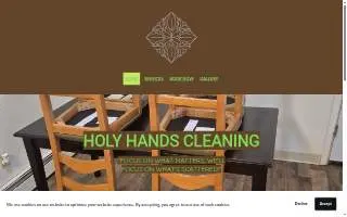 Holy Hands Cleaning of Holy Cross website