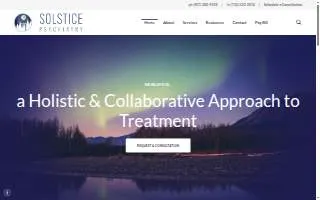 Solstice Psychiatry of Holy Cross website