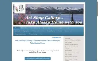 Art Shop Gallery website