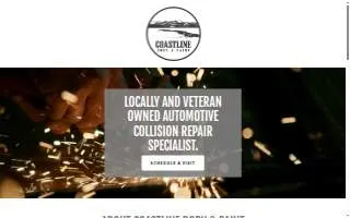 Coastline Body & Paint of Homer website