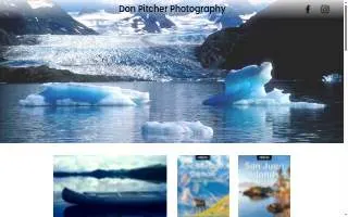 Don Pitcher Photography website