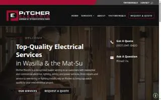 Pitcher Electric Inc. of Hope website