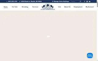 Alaska Horse Ranch website