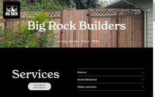 Big Rock Builders website