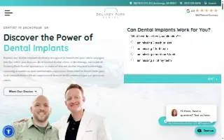 Delaney Park Dental of Hughes website