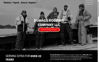 Dumags Roofing Co website