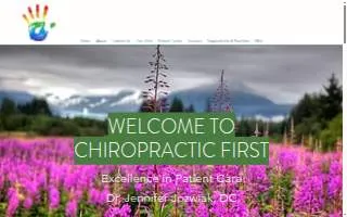 Chiropractic First website