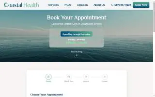 Coastal Health Concierge Urgent Care of Juneau website