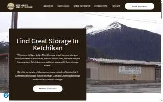 Bear Valley Mini Storage website
