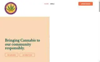 Rainforest Cannabis website