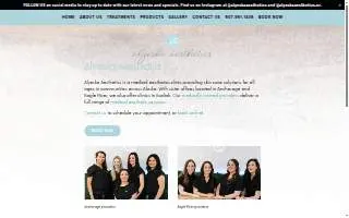 Alyeska Aesthetics of Eagle website
