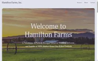 Hamilton Farms website