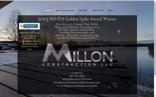 Millon Construction, LLC website