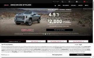 Swickard GMC of Palmer website