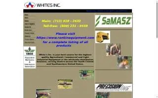 White's Inc website