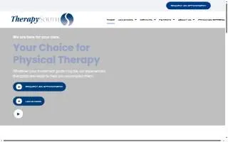 TherapySouth Alabaster/Pelham website