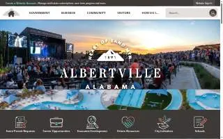 Albertville Business Services website
