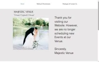 Majestic Venue website