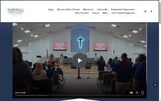 Marshall Christian Academy website