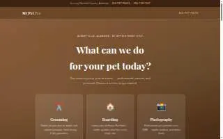 Mr Pet Pro's Groomers Direct & Pro Pet Photography website