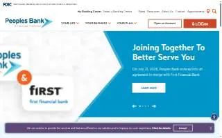 Peoples Bank of Alabama website
