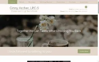Counseling Services, Virginia (Ginny) Archer, LPC-S website