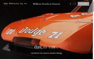 Wellborn Musclecar Museum website