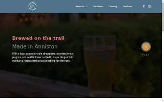 Coldwater Mountain Brewpub of Anniston website