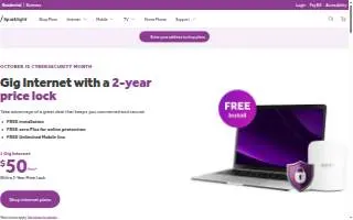 Sparklight of Anniston website