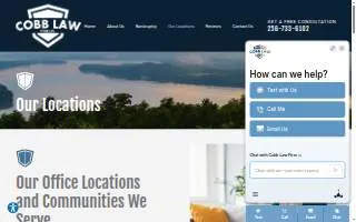 Cobb Law Firm of Athens website