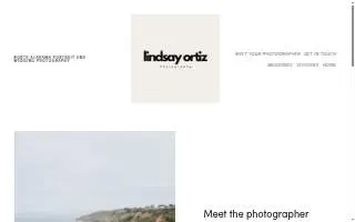 Lindsay Ortiz Photography website