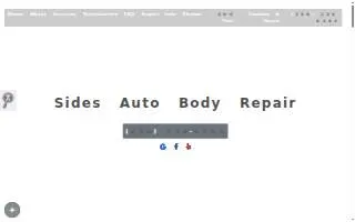 Sides Auto Body Repair website