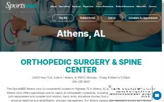 SportsMED of Athens website